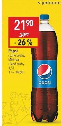 Limonáda Pepsi
