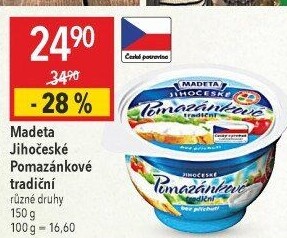 Tradiční pomazánkové Jihočeské Madeta