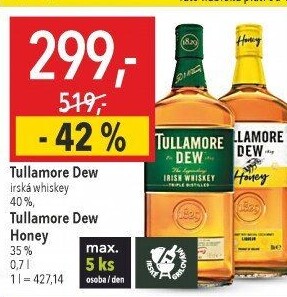 Whisky irská Tullamore Dew