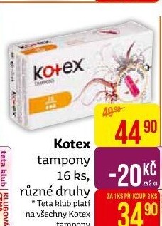 Tampony Kotex