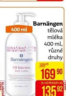 Tělové mléko Barnängen