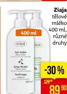 Tělové mléko Ziaja