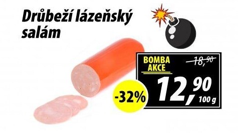 Salám drůbeží lázeňský
