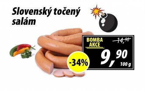 Salám slovenský točený