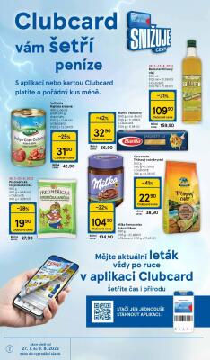 akční leták Tesco 27.7.2022-3.8.2022