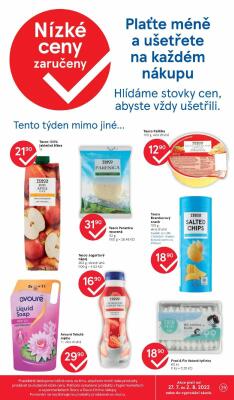 akční leták Tesco 27.7.2022-3.8.2022