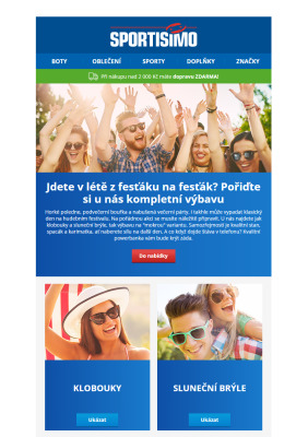 akční leták Sportisimo 24.7.2022-29.7.2022
