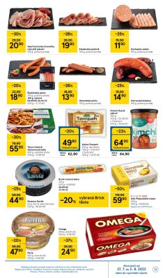 akční leták Tesco 27.7.2022-2.8.2022