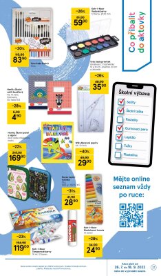 akční leták Tesco 27.7.2022-2.8.2022