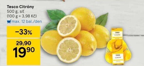 Citrony Tesco