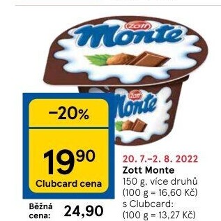 Dezert Monte Zott