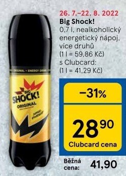Energetický nápoj Big Shock