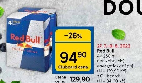Energetický nápoj Red Bull