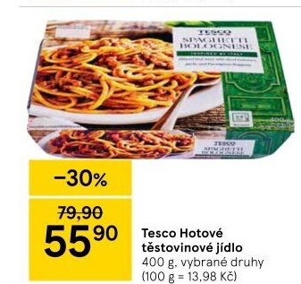 Hotová jídla Tesco