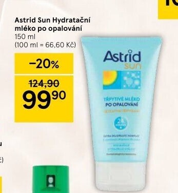 Hydratační mléko po opalování Astrid Sun