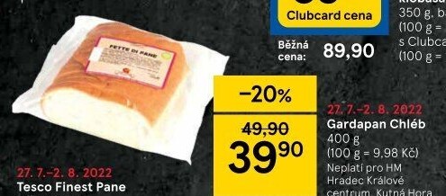 Italský chléb Gardapan