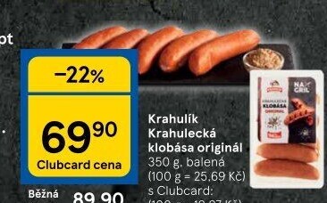 Krahulecká klobása Krahulík