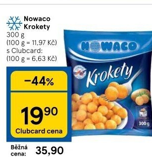 Krokety mražené Nowaco