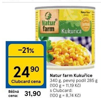 Kukuřice Natur Farm