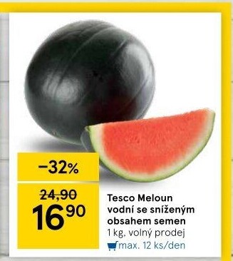 Meloun vodní Tesco