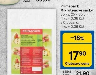 Mikrotenové sáčky Primapack