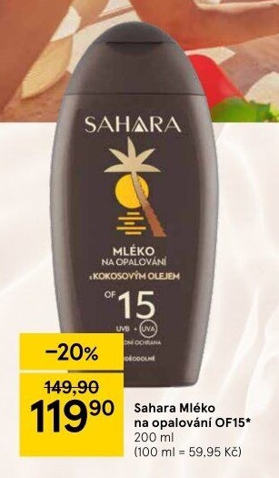 Mléko na opalování OF 15 Astrid Sahara