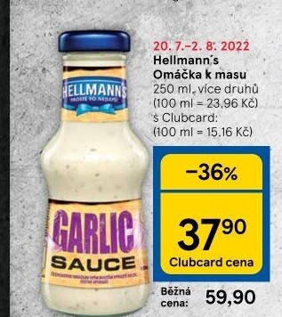 Omáčky k masu Hellmann'