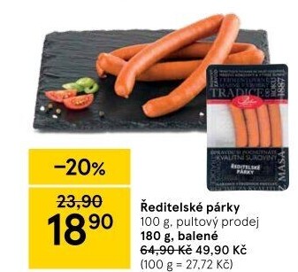 Párky Ředitelské Pejskar