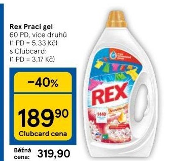 Prací gel Rex