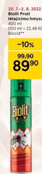 Přípravek proti létajícímu hmyzu sprej Biolit