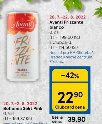 Sekt Frizzante Avanti