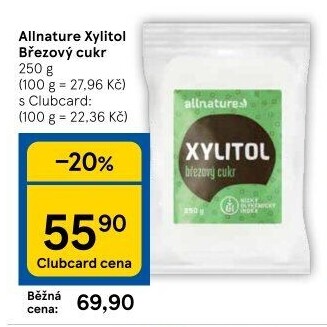 Sladidlo Xylitol Allnature