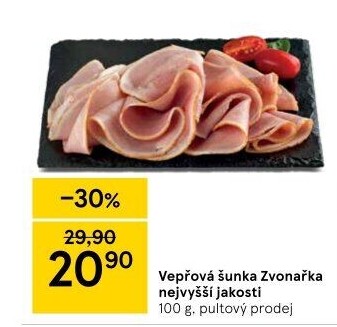 Šunka vepřová Zvonařka nejvyšší jakosti