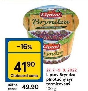 Sýr Bryndza Liptov