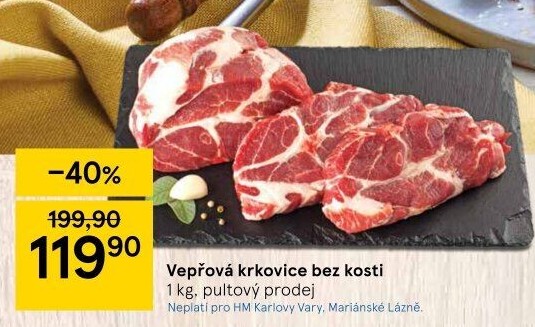 Vepřová krkovice bez kosti
