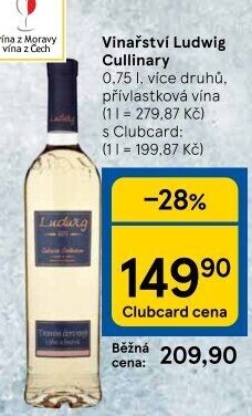Víno Vinařství Ludwig - přívlastkové