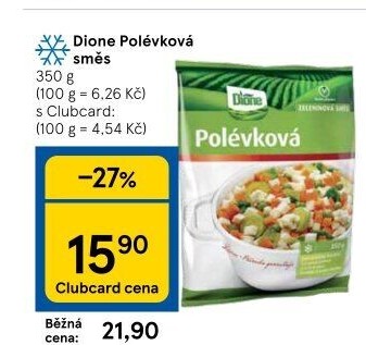 Zeleninová polévková směs mražená Dione
