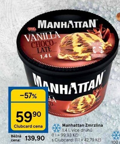 Zmrzlina v kelímku Manhattan Nestlé