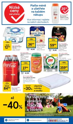 akční leták Tesco 27.7.2022-2.8.2022