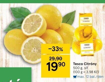 Citrony Tesco