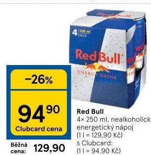 Energetický nápoj Red Bull