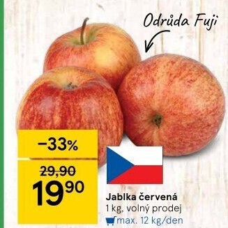 Jablka červená