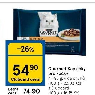 Kapsičky pro kočky Gourmet Purina