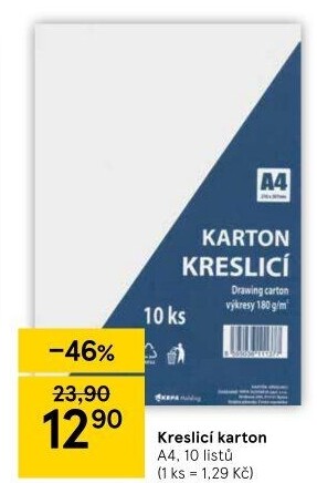 Kreslící karton A4