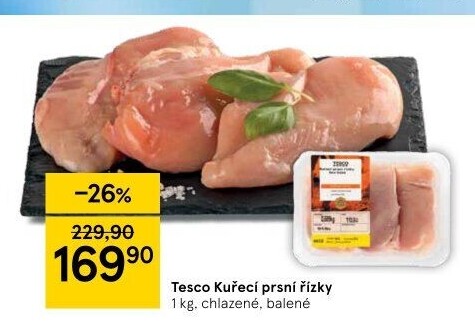 Kuřecí prsní řízky Tesco