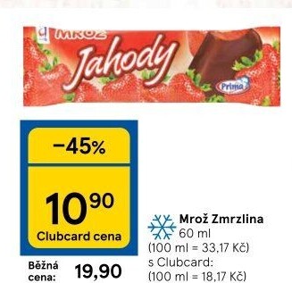 Nanuk Jahody v čokoládě Mrož Prima