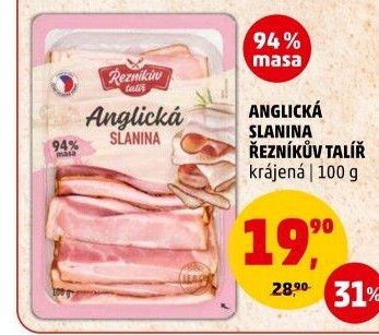 Anglická slanina Řezníkův talíř