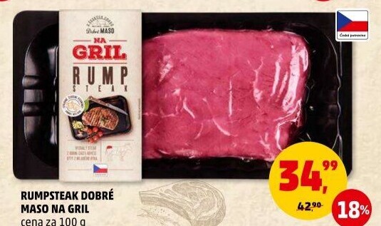 Hovězí Rump steak Dobré maso