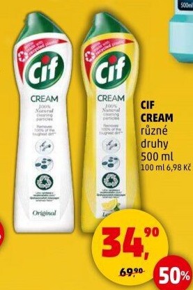 Krémový čistič Cif Cream