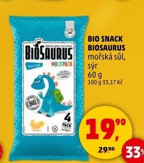 Křupky kukuřičné bez lepku Biosaurus